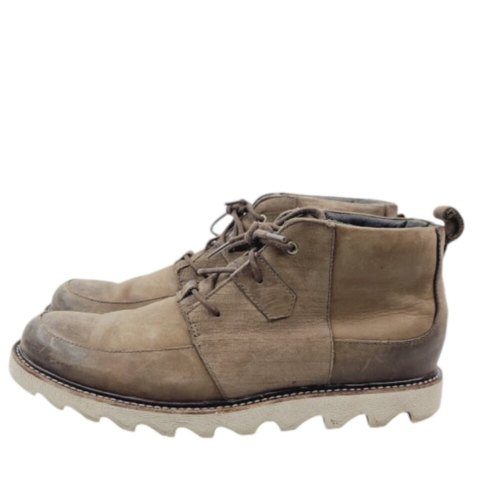 Sorel Men's Taupe Mad Desert NM1878-248 Leather Ankle Chukka Boot Size 9.5